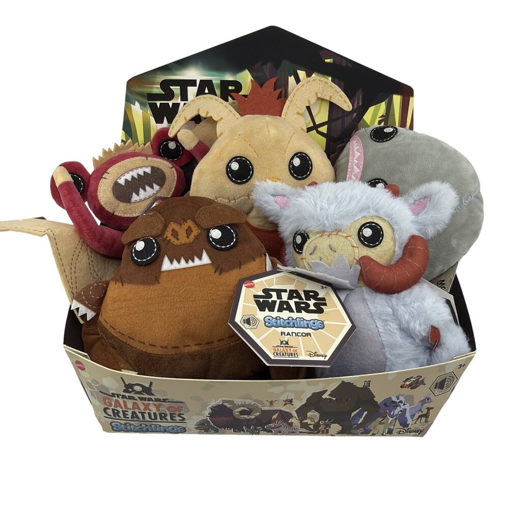 Star Wars Galaxy of Creatures Stitchlings With Sound In Box and With Tags NWT